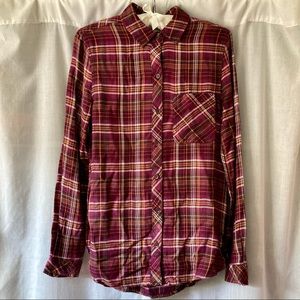 NWT Flannel Button Up